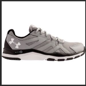 NEW UNDER ARMOR Men’s “Strive 6” Trainer Sneaker, Overcast Gray, Size 15